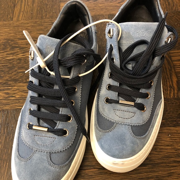 Jimmy Choo Ace Sneaker suede and canvas size 40.5 - Picture 2 of 6